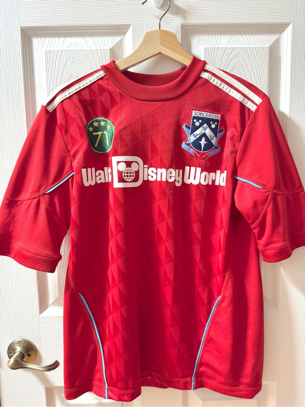 Vintage Y2K Walt Disney World Sorcerer Mickey Mouse Soccer Jersey